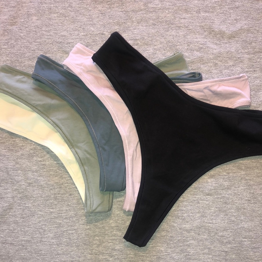 SKIMS Cotton Jersey Dipped Thong